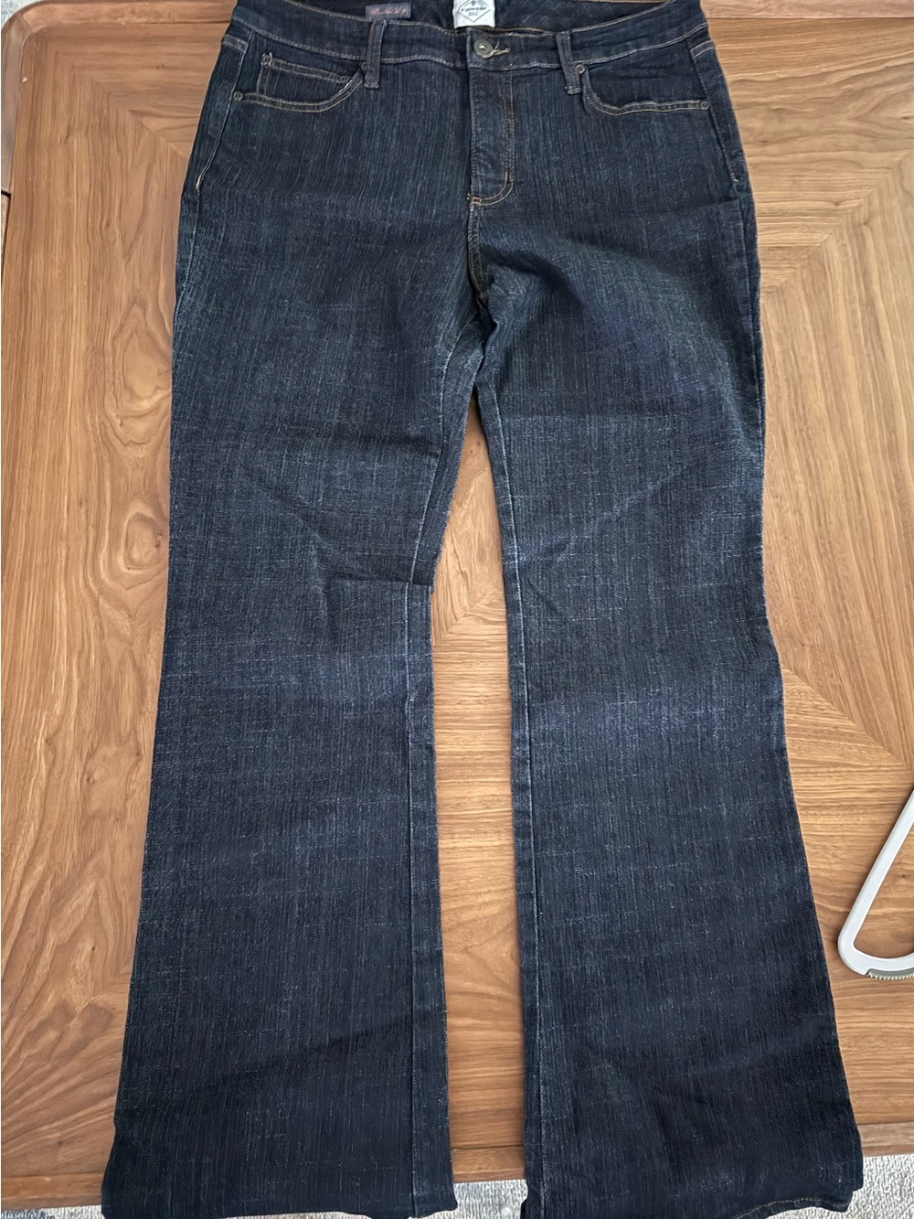 St. John's Bay Dark Blue Denim Straight Leg Jeans